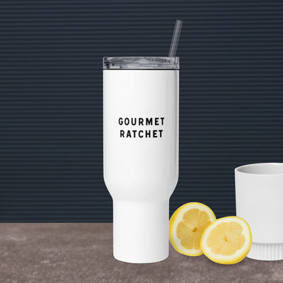 Gourmet Ratchet - Travel mug with a handle