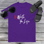 ReWrite Ya Life (Dark Colors) White Print Tee