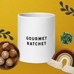 Gourmet Ratchet - White glossy mug
